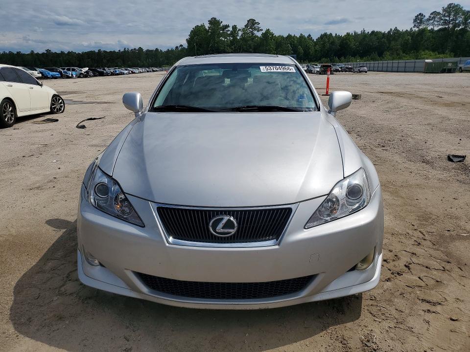 2007 Lexus Is VIN JTHBK262072030877 COPART salvage auction — REAR END, Sc - Cert Of Title-Salvage, sold $2,100 on 2026-07-06 (photo 5)