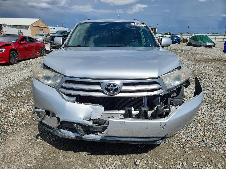 2013 Toyota Highlander VIN 5TDYK3EH0DS116234 COPART salvage auction — FRONT END, Co - Public - Salvage Title, sold $5,800 on 2026-07-09 (photo 5)