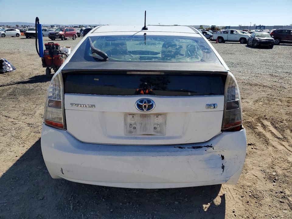 2011 Toyota Prius VIN JTDKN3DU4B5328486 COPART salvage auction — REAR END, Ca - Salvage Certificate, sold $1,650 on 2026-07-28 (photo 6)