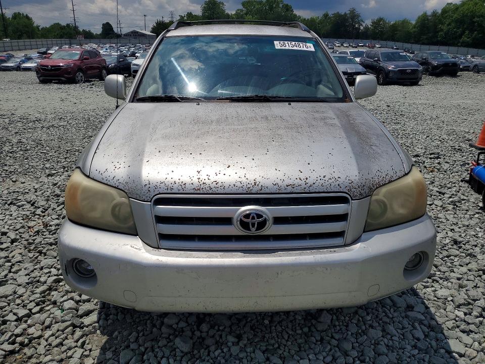 2007 Toyota Highlander VIN JTEGD21A970167016 COPART salvage auction — MINOR DENT/SCRATCHES, Nc - Dealer Only Clean Title, sold $1,450 on 2026-07-06 (photo 5)