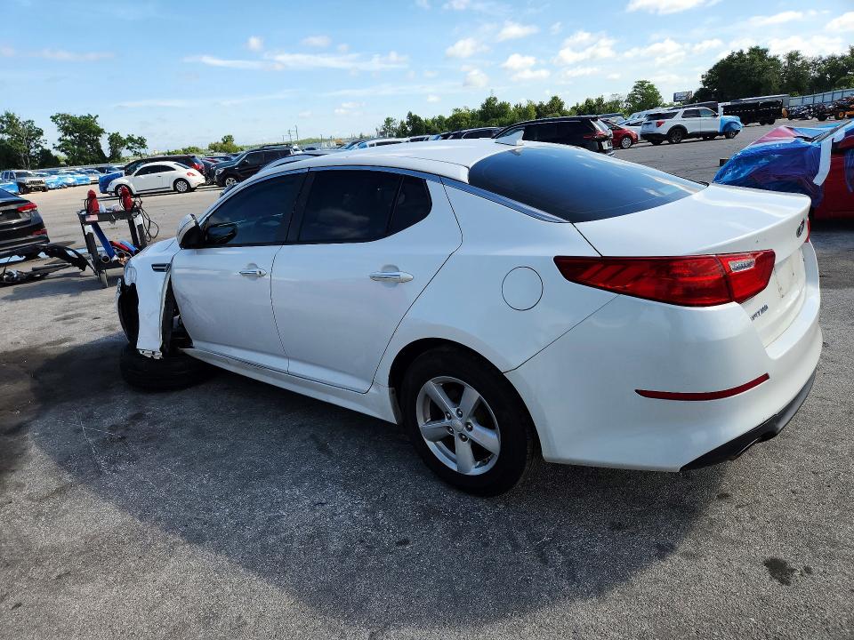 2015 Kia Optima VIN KNAGM4A7XF5538848 COPART salvage auction — FRONT END, Fl - Cert Of Title Slvg Rebuildable, sold $450 on 2026-07-14 (photo 2)