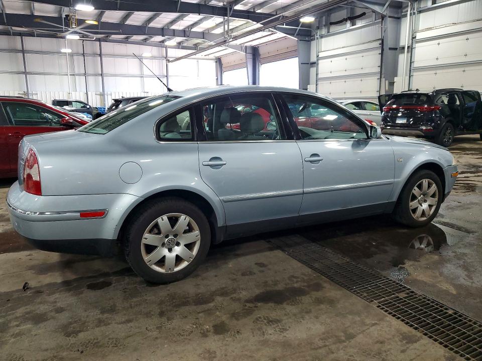 2002 Volkswagen Passat VIN WVWTH63B12P231571 COPART salvage auction — FRONT END, Mn - Cert Of Title-Prior Salvage, sold $525 on 2026-08-11 (photo 3)