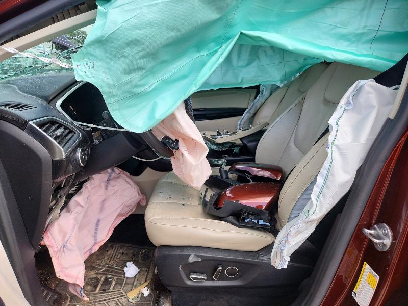 2016 Ford Edge VIN 2FMPK3K97GBB93872 COPART salvage auction — FRONT END, Tx - Certificate Of Title, sold $600 on 2026-07-02 (photo 7)