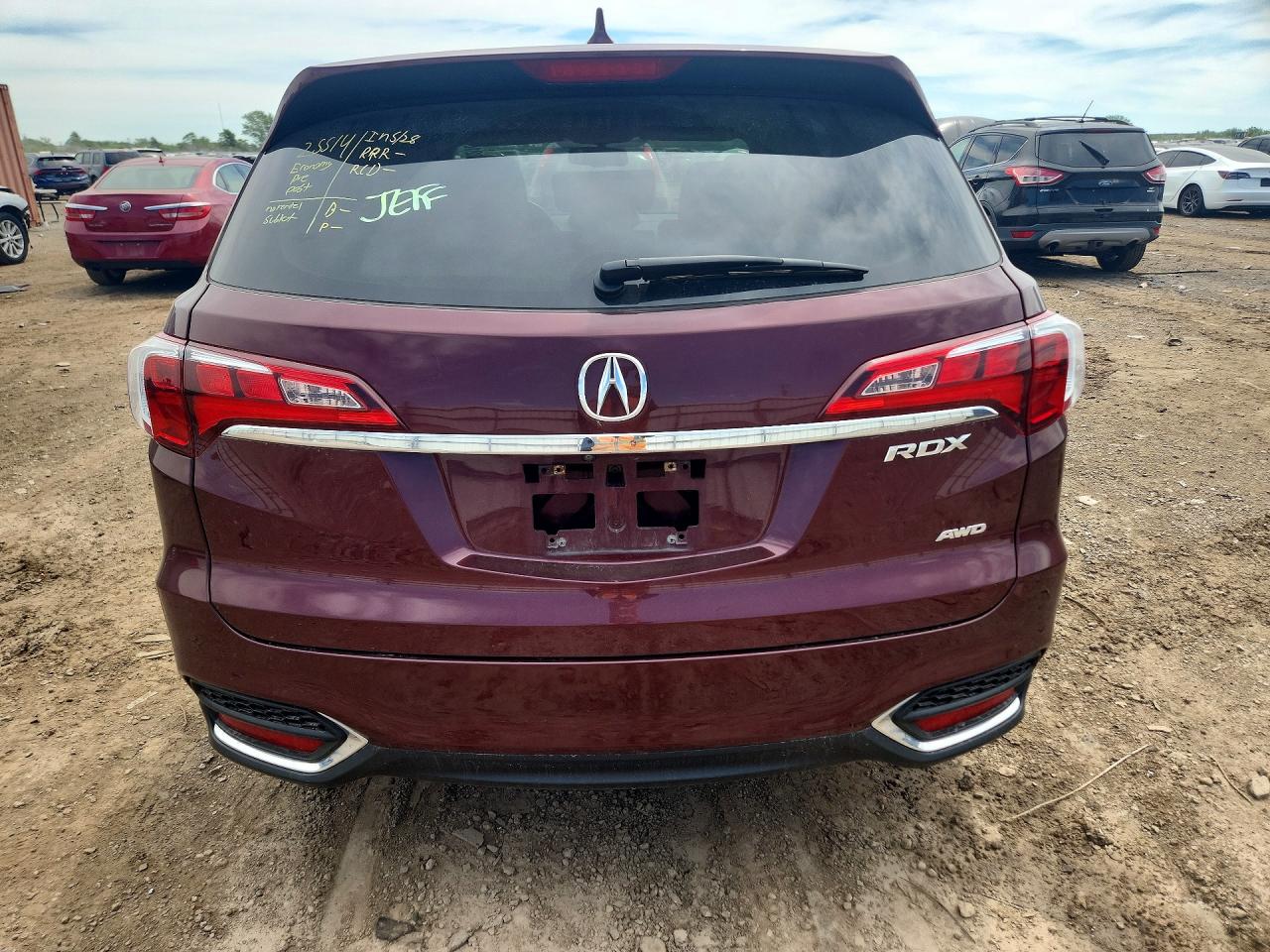 2017 Acura RDX VIN 5J8TB4H55HL015913 COPART salvage auction — Front End, IL - SALVAGE CERTIFICATE, sold $5,800 on 2026-07-02 (photo 6)