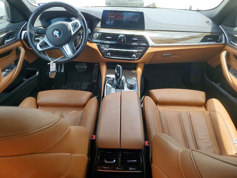 2020 BMW 5er VIN WBAJR3C07LCD55337 COPART salvage auction — WATER/FLOOD, Tx - Salvage Title-Flood Damage, sold $10,400 on 2026-07-07 (photo 8)