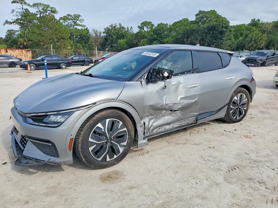 2022 Kia Ev6 VIN KNDC44LA3N5048535 COPART salvage auction — REAR END, Fl - Certificate Of Destruction, sold $7,700 on 2026-08-19 (photo 1)