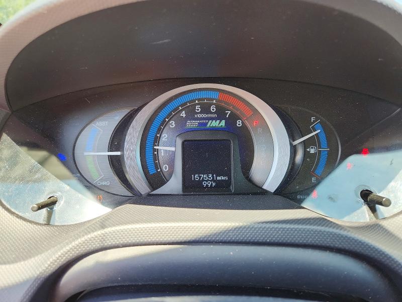 2010 Honda Insight VIN JHMZE2H5XAS012293 COPART salvage auction — FRONT END, Ga - Cert Of Title-Salvage, sold $200 on 2026-07-16 (photo 9)