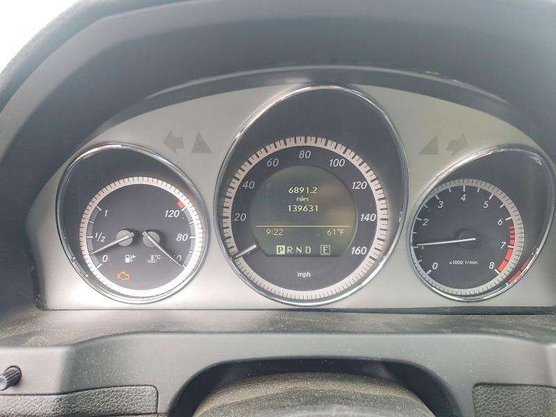2011 Mercedes-benz C class VIN WDDGF8BB9BR184059 COPART salvage auction — FRONT END, WA - BILL OF SALE, sold $375 on 2026-07-08 (photo 9)