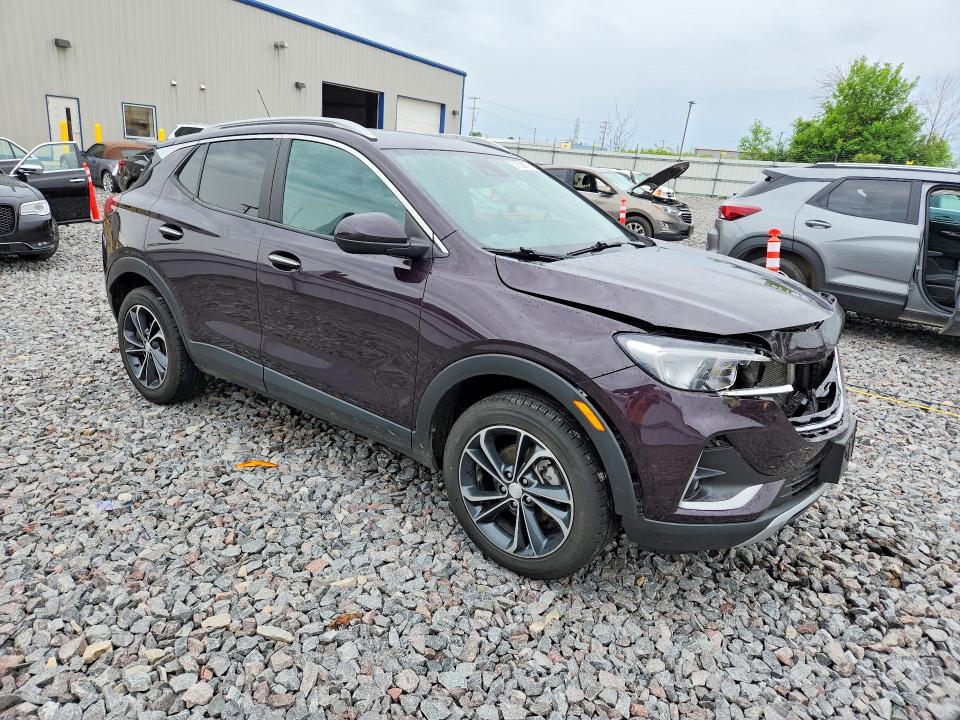 2021 Buick Encore VIN KL4MMESL3MB149534 COPART salvage auction — FRONT END, Wi - Junked Vehicle Bill Of Sale, sold $2,600 on 2026-07-27 (photo 4)