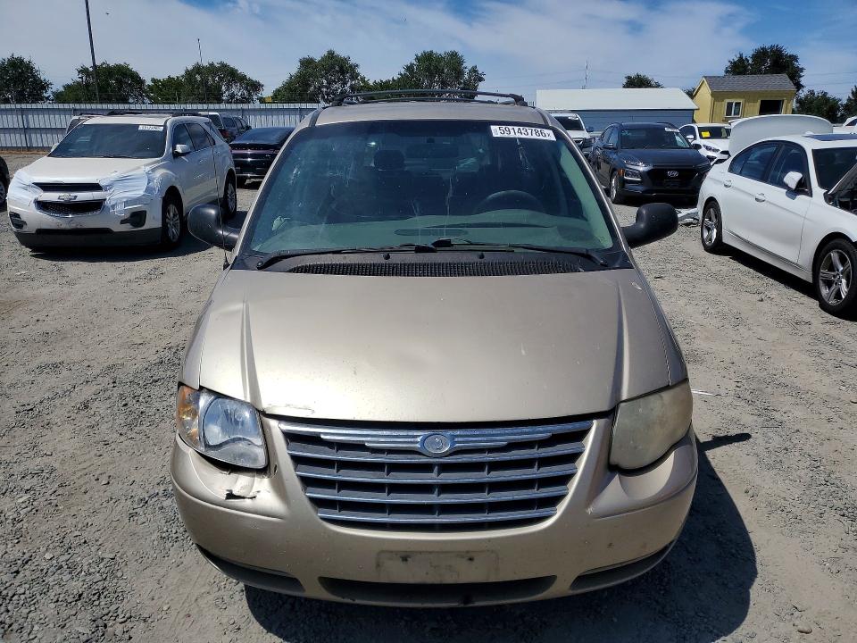 2007 Chrysler Voyager VIN 2A4GP44R47R174836 COPART salvage auction — REAR END, Ca - Salvage Certificate, sold $100 on 2026-07-09 (photo 5)