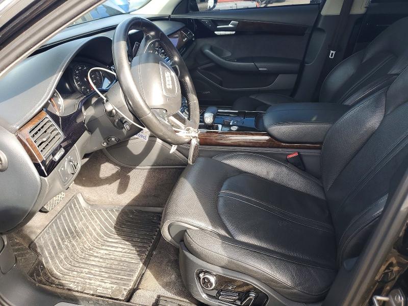 2014 Audi A8 VIN WAURGAFDXEN004650 COPART salvage auction — FRONT END, MI - CERTIFICATE OF TITLE, sold $325 on 2026-07-31 (photo 7)