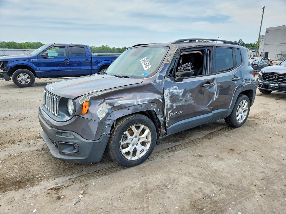 2017 Jeep Renegade VIN ZACCJABB3HPF64486 COPART salvage auction — SIDE, Va - Certificate Of Title, sold $725 on 2026-08-19 (photo 1)
