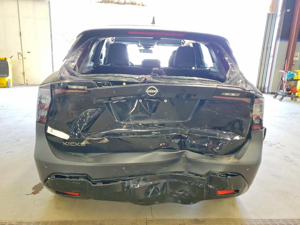 2025 Nissan Kicks VIN 3N8AP6BA1SL320883 COPART salvage auction — REAR END, Tx - Certificate Of Title (P), sold $9,500 on 2026-07-23 (photo 6)