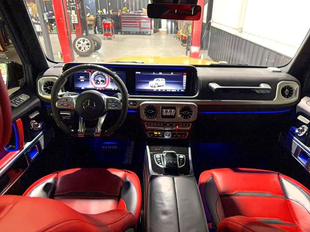 2021 Mercedes-benz G-class VIN W1NYC7HJ5MX389465 COPART salvage auction — NORMAL WEAR, In - Cert Of Title - Rebuilt Vehicl (P), sold $107,000 on 2026-07-13 (photo 9)
