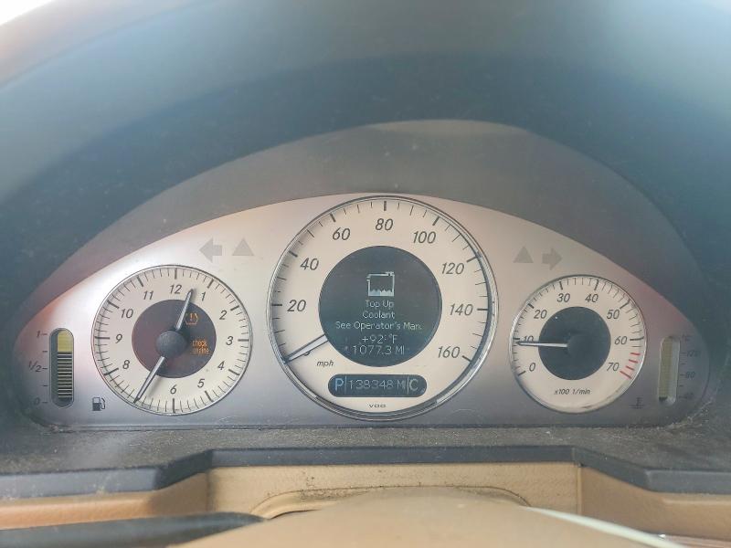 2008 Mercedes-benz E-class VIN WDBUF56X08B284441 COPART salvage auction — SIDE, Fl - Cert Of Title Slvg Rebuildable, sold $625 on 2026-07-07 (photo 9)