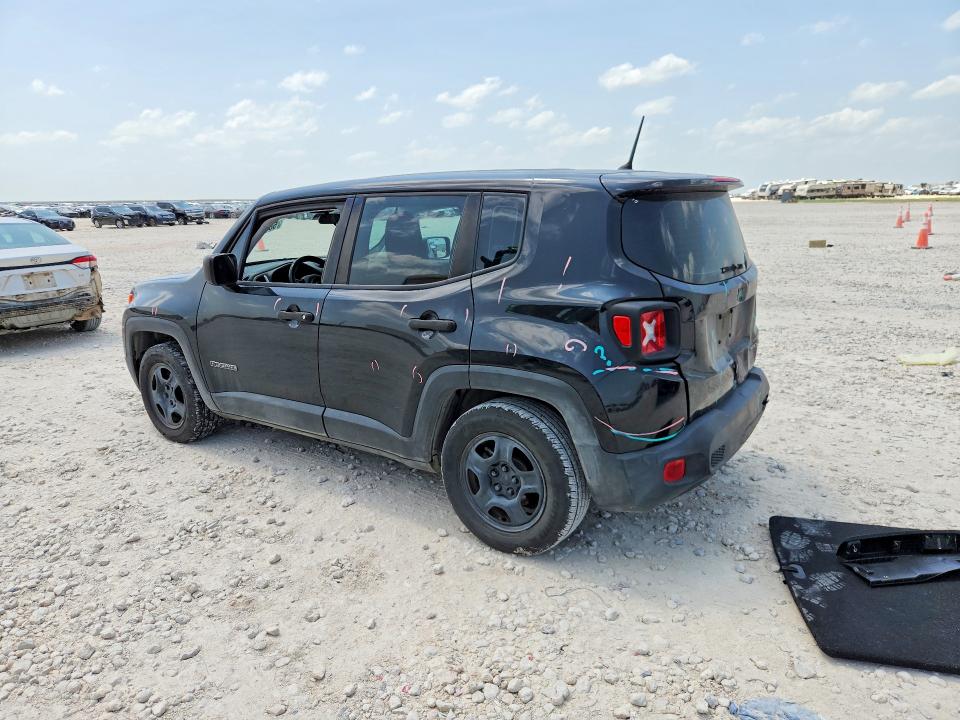 2018 Jeep Renegade VIN ZACCJAAHXJPH06487 COPART salvage auction — REAR END, Tx - Salvage Vehicle Title, sold $1,850 on 2026-07-23 (photo 2)