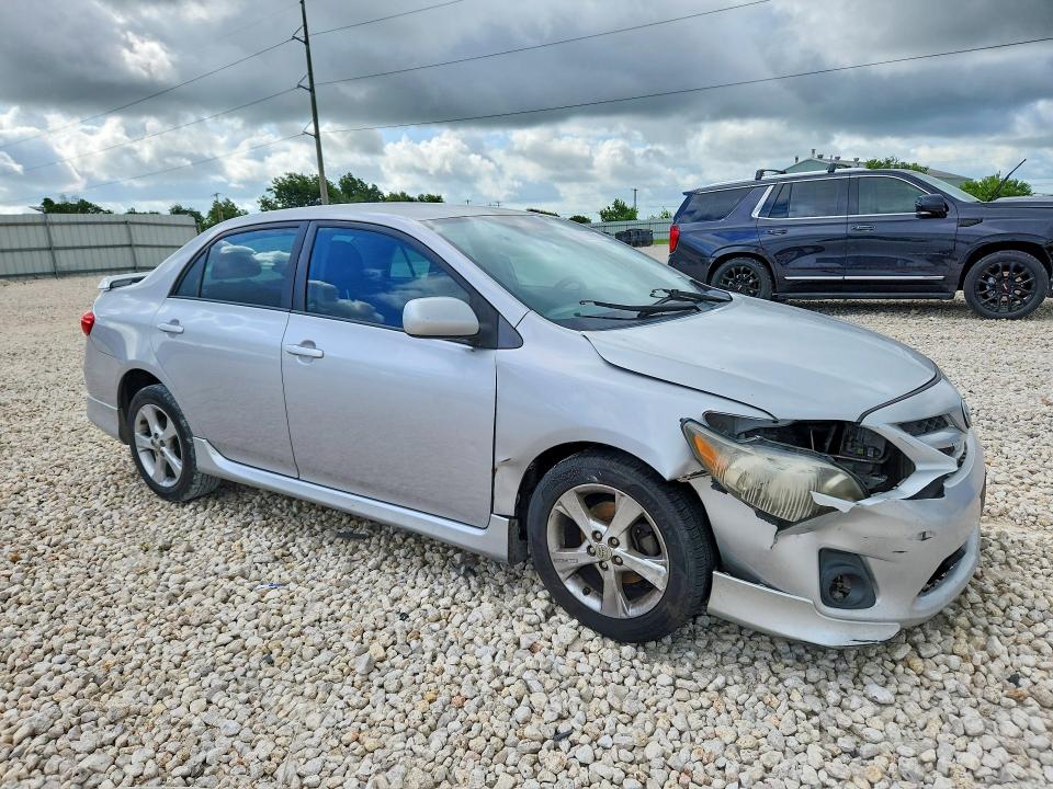 2011 Toyota Corolla VIN 2T1BU4EE1BC640316 COPART salvage auction — FRONT END, Tx - Salvage Vehicle Title, sold $1,700 on 2026-07-02 (photo 4)