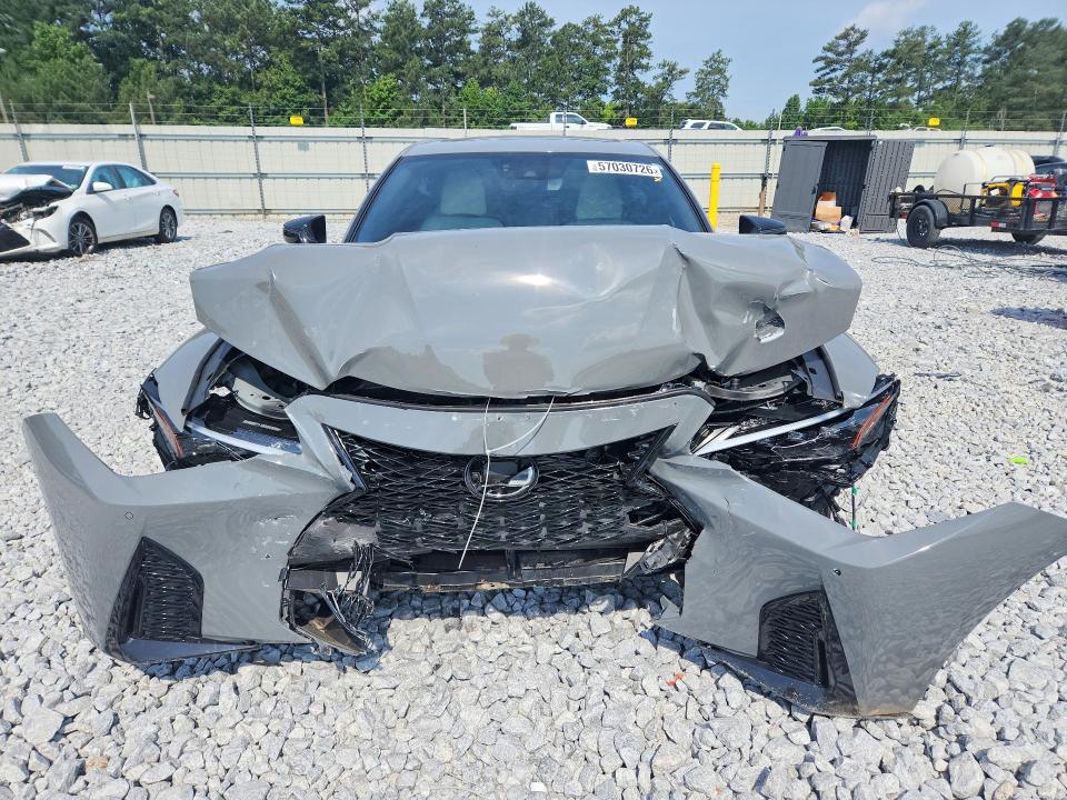 2025 Lexus Is 500 VIN JTHAP1D20S5007438 COPART salvage auction — Front End, GA - CERT OF TITLE-SALVAGE, sold $25,250 on 2026-08-04 (photo 5)