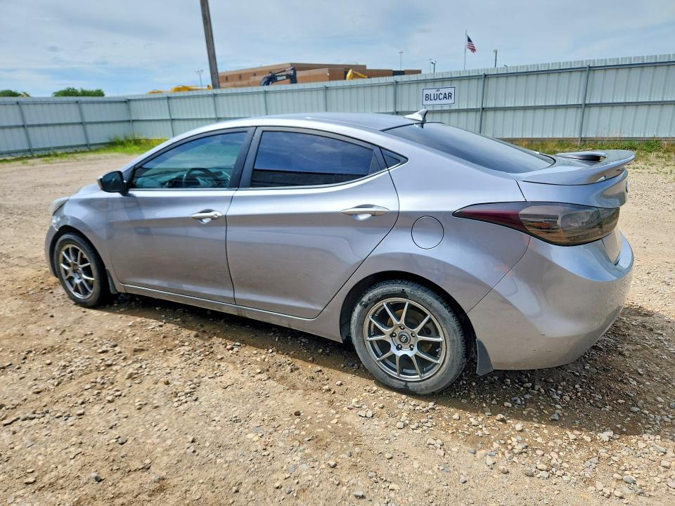 2013 Hyundai Elantra VIN KMHDH4AE1DU623391 COPART salvage auction — FRONT END, Nd - Certificate Of Title For A Veh, sold $850 on 2026-07-21 (photo 2)