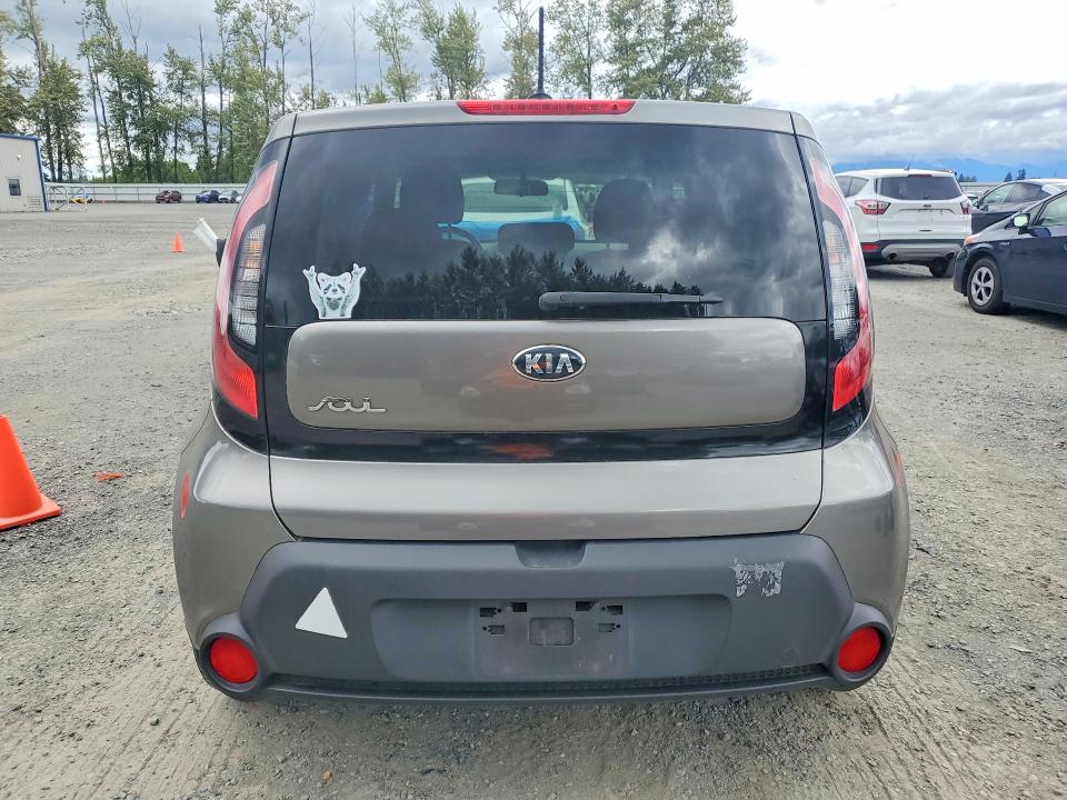 2015 Kia Soul VIN KNDJN2A20F7186950 COPART salvage auction — FRONT END, WA - BILL OF SALE, sold $60 on 2026-07-27 (photo 6)
