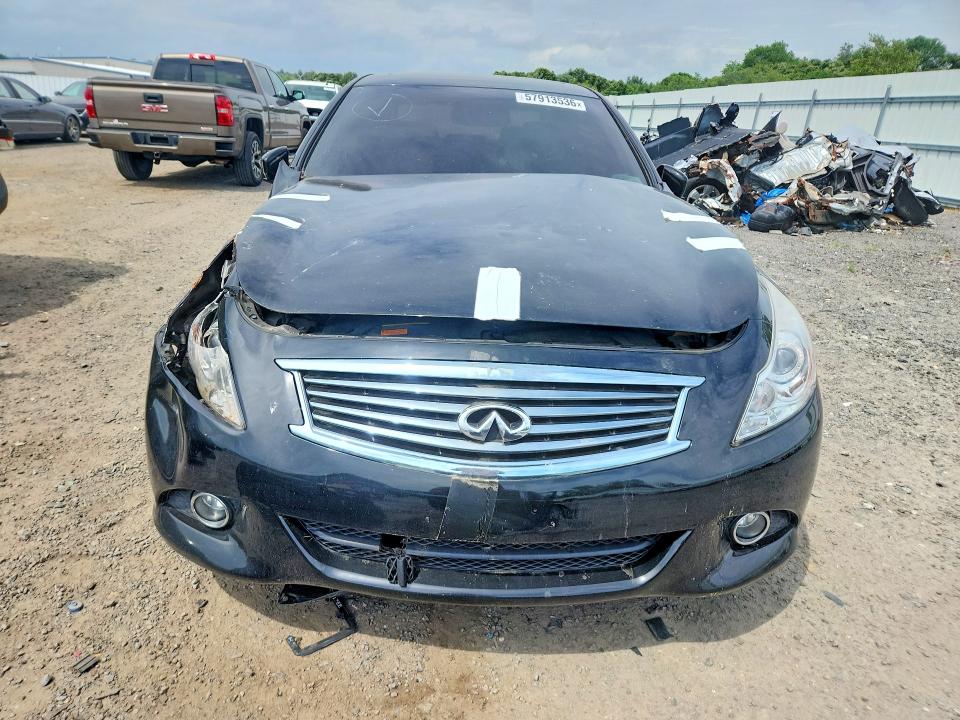 2013 Infiniti G VIN JN1CV6AR9DM766728 COPART salvage auction — FRONT END, Nj - Cert Of Title-Salvage, sold $450 on 2026-07-22 (photo 5)