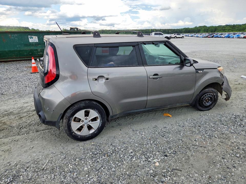 2014 Kia VIN KNDJN2A26E7100409 COPART salvage auction — REAR END, Sc - Cert Of Title-Salvage, sold $350 on 2026-07-06 (photo 3)