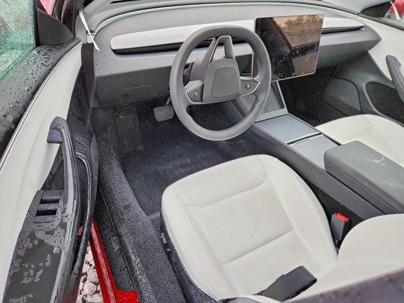 2025 Tesla Model 3 VIN 5YJ3E1EA9SF041012 COPART salvage auction — FRONT END, Ga - Cert Of Title-Salvage, sold $5,500 on 2026-07-23 (photo 8)