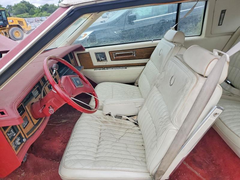 1984 Cadillac Eldorado VIN 1G6AL5789EE667604 COPART salvage auction — NORMAL WEAR, Sd - Certificate Of Title, sold $1,900 on 2026-09-02 (photo 7)