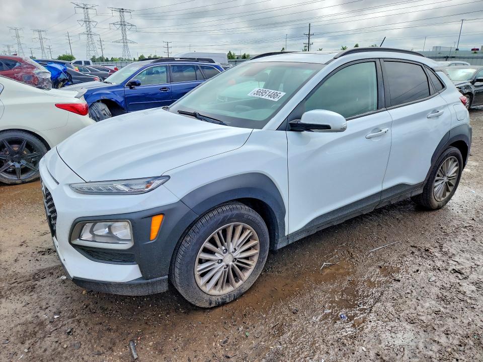 2018 Hyundai Kona VIN KM8K62AAXJU081458 COPART salvage auction — REAR END, Il - Salvage Certificate, sold $3,350 on 2026-07-28 (photo 1)