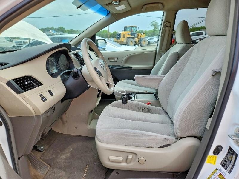 2011 Toyota Sienna VIN 5TDKK3DC2BS170952 COPART salvage auction — FRONT END, Nj - Cert Of Title-Salvage, sold $1,850 on 2026-07-08 (photo 7)