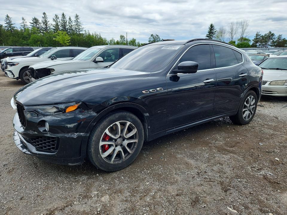2018 Maserati Levante VIN ZN661YUS8JX290187 COPART salvage auction — FRONT END, On - Permit No Brand - Unfit, sold $6,300 on 2026-07-09 (photo 1)