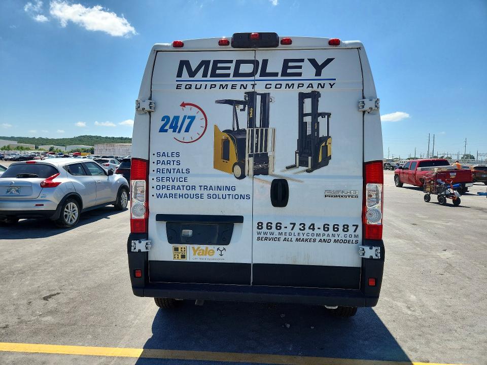 2023 Ram Promaster 2500 VIN 3C6LRVDG0PE598591 COPART salvage auction — FRONT END, Ok - Cert Of Title-Salvage, sold $10,800 on 2026-07-15 (photo 6)