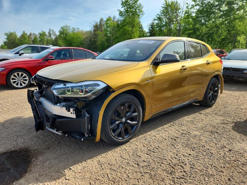 2019 BMW X2 VIN WBXYN1C57KES55027 COPART salvage auction — FRONT END, On - Permit Salvage, sold $7,700 on 2026-07-30 (photo 1)