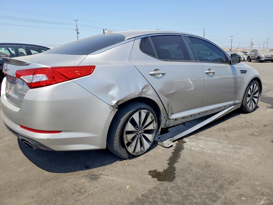 2013 Kia VIN 5XXGR4A64DG095813 COPART salvage auction — SIDE, Ca - Salvage Certificate, sold $1,100 on 2026-07-13 (photo 3)