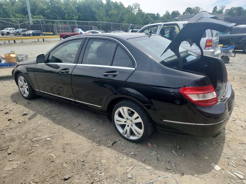 2009 Mercedes-benz C class VIN WDDGF81X09R044893 COPART salvage auction — REAR END, MD - CERT OF SALVAGE < 75% DAMAGE, sold $425 on 2026-07-17 (photo 2)