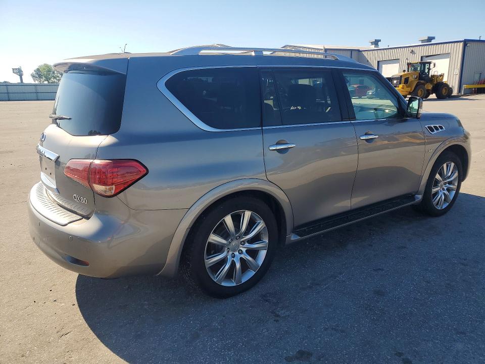 2014 Infiniti Qx80 VIN JN8AZ2NE5E9065556 COPART salvage auction — MINOR DENT/SCRATCHES, Nc - Dealer Only Clean Title, sold $1,250 on 2026-07-30 (photo 3)