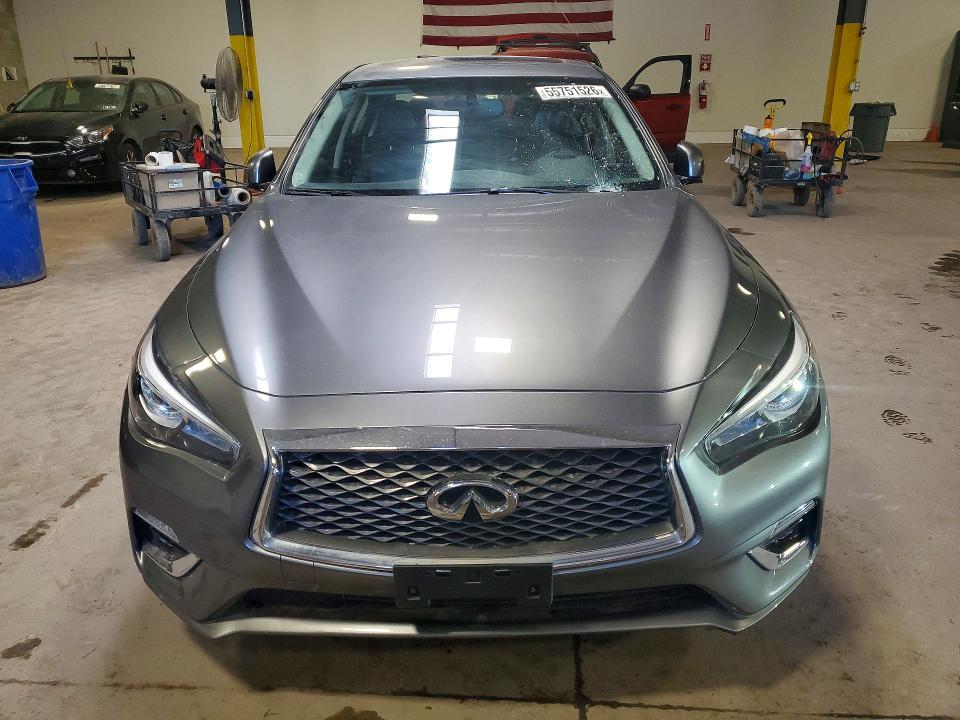 2019 Infiniti Q50 VIN JN1EV7AR3KM593686 COPART salvage auction — VANDALISM, Pa - Cert Of Salvage-Theft, sold $4,000 on 2026-09-16 (photo 5)