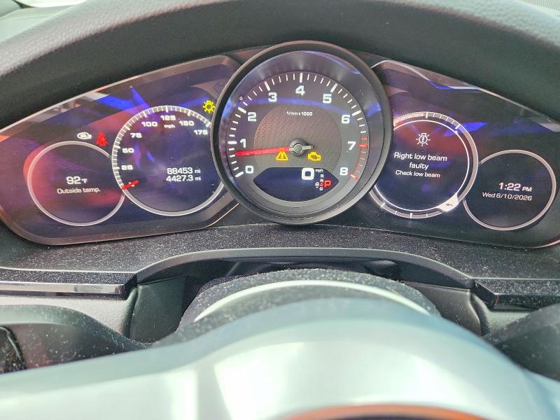 2021 Porsche Cayenne VIN WP1AA2AY0MDA04869 COPART salvage auction — FRONT END, Fl - Certificate Of Destruction, sold $18,900 on 2026-08-18 (photo 9)