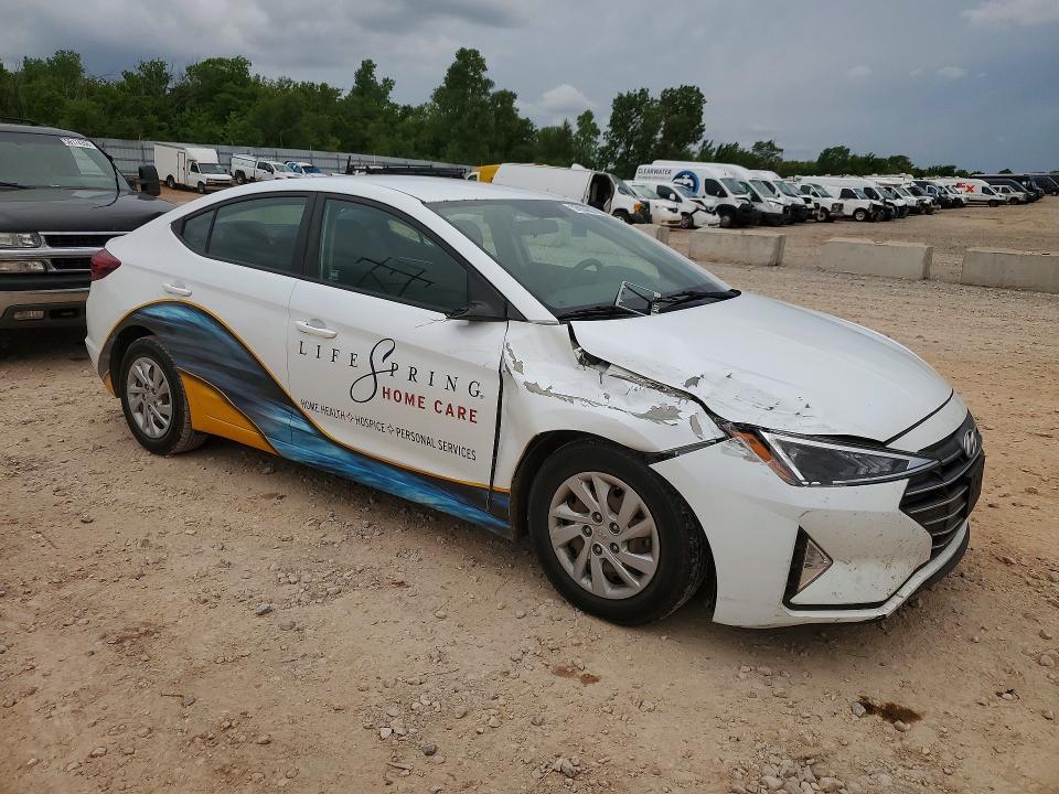 2019 Hyundai Elantra VIN 5NPD74LF7KH436886 COPART salvage auction — FRONT END, OK - CERT OF TITLE-SALVAGE, sold $1,950 on 2026-07-02 (photo 4)