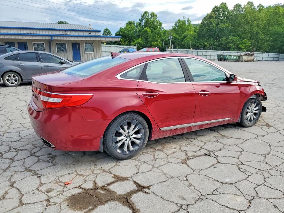 2014 Hyundai Azera VIN KMHFG4JG6EA351601 COPART salvage auction — FRONT END, Wv - Salvage Certificate, sold $625 on 2026-07-09 (photo 3)