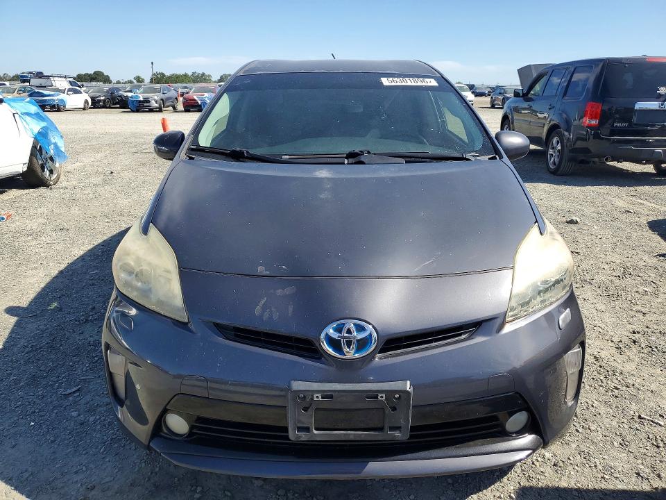 2013 Toyota Prius VIN JTDKN3DU2D5595421 COPART salvage auction — SIDE, Ca - Salvage Certificate, sold $2,650 on 2026-07-02 (photo 5)