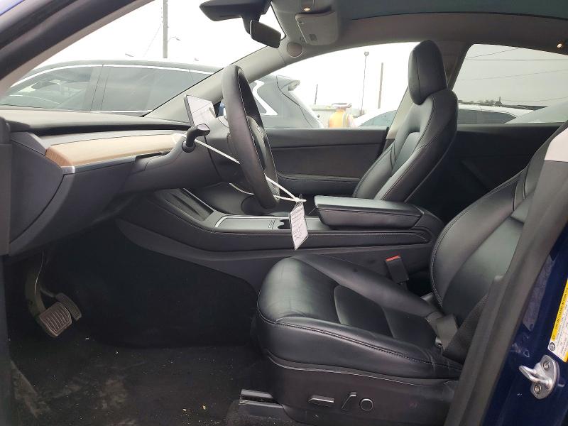 2022 Tesla Model y VIN 7SAYGDEEXNF429524 COPART salvage auction — REAR END, Ca - Salvage Certificate, sold $12,000 on 2026-07-27 (photo 7)