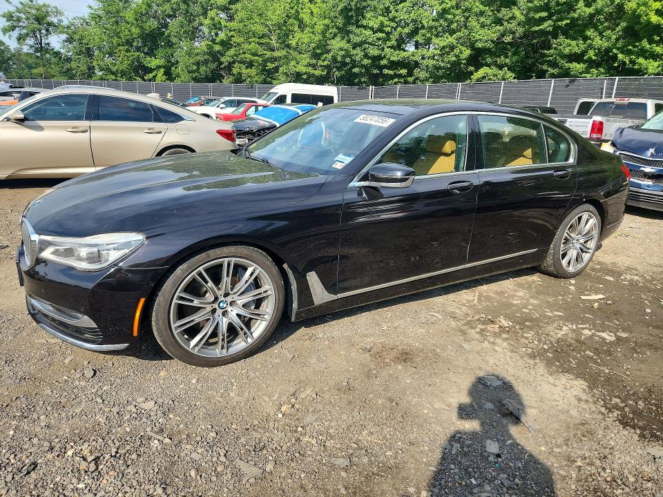 2017 BMW 7er VIN WBA7F2C54HG422224 COPART salvage auction — SIDE, Md - Cert Of Salvage > 75% Damage, sold $10,100 on 2026-07-31 (photo 1)