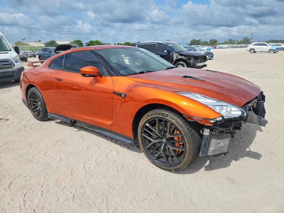 2018 Nissan Gt-r VIN JN1AR5EFXJM710234 COPART salvage auction — FRONT END, Fl - Cert Of Title Slvg Rebuildable, sold $70,000 on 2026-07-16 (photo 4)