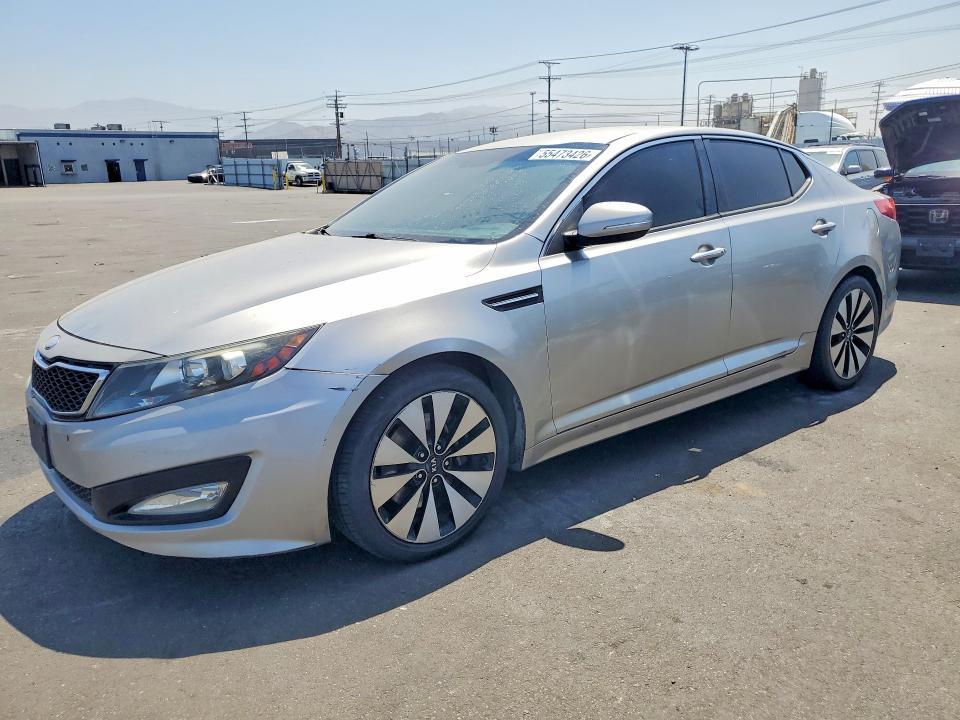 2013 Kia VIN 5XXGR4A64DG095813 COPART salvage auction — SIDE, Ca - Salvage Certificate, sold $1,100 on 2026-07-13 (photo 1)