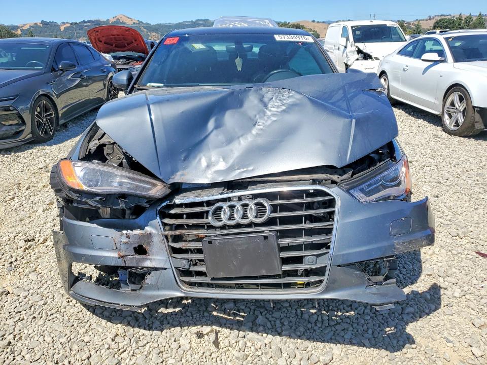 2016 Audi A3 VIN WAUA7GFF1G1020148 COPART salvage auction — FRONT END, Ca - Salvage Certificate, sold $250 on 2026-07-28 (photo 5)