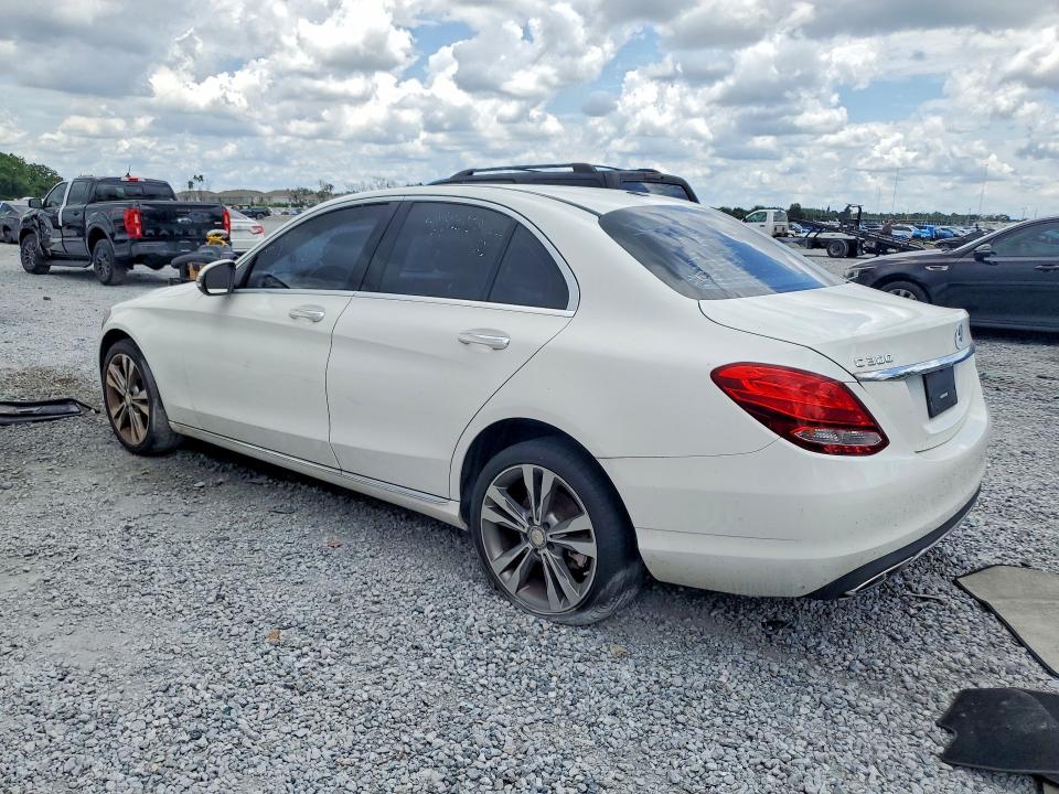 2016 Mercedes-benz C-klasse VIN 55SWF4KBXGU130974 COPART salvage auction — MINOR DENT/SCRATCHES, Fl - Certificate Of Title, sold $4,400 on 2026-07-09 (photo 2)