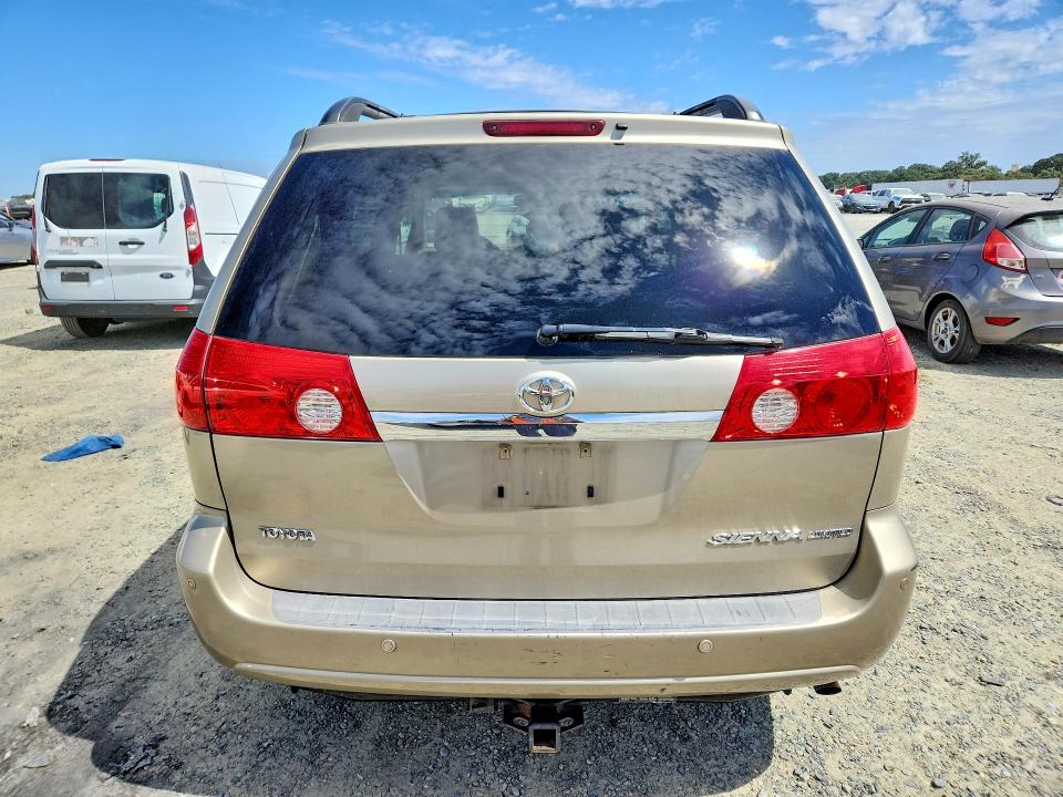 2010 Toyota Sienna VIN 5TDYK4CC8AS295096 COPART salvage auction — FRONT END, Ca - Salvage Certificate, sold $1,500 on 2026-07-14 (photo 6)