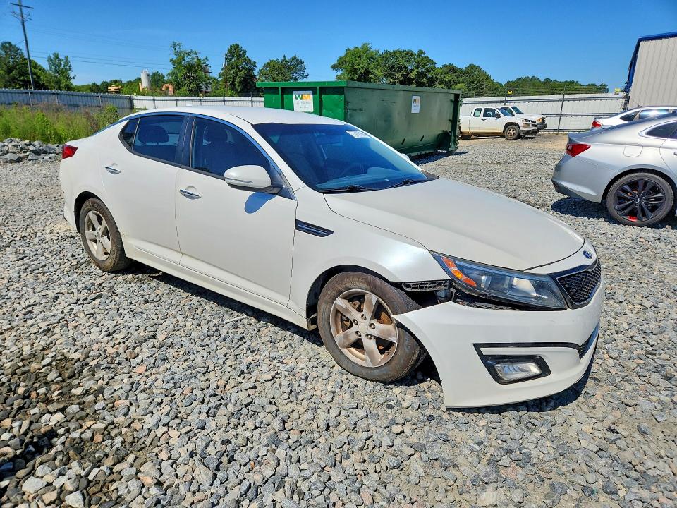2015 Kia Optima VIN KNAGM4A76F5620205 COPART salvage auction — FRONT END, Ga - Cert Of Title-Salvage, sold $375 on 2026-07-09 (photo 4)