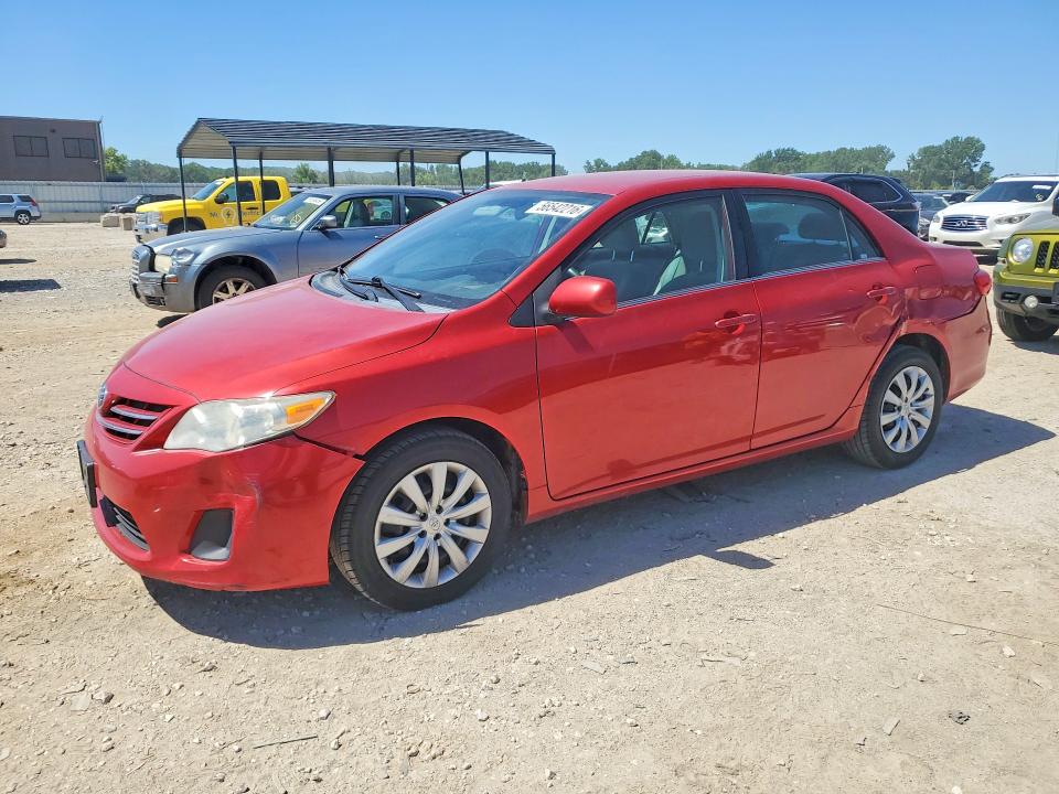 2013 Toyota VIN 2T1BU4EE0DC955000 COPART salvage auction — SIDE, Ks - Cert Of Title-Salvage, sold $3,350 on 2026-07-02 (photo 1)